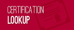 Certification Lookup Link