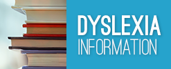 Dyslexia Information Webpage button