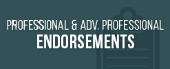Professional and Advanced Professional Endorsement webpage Link
