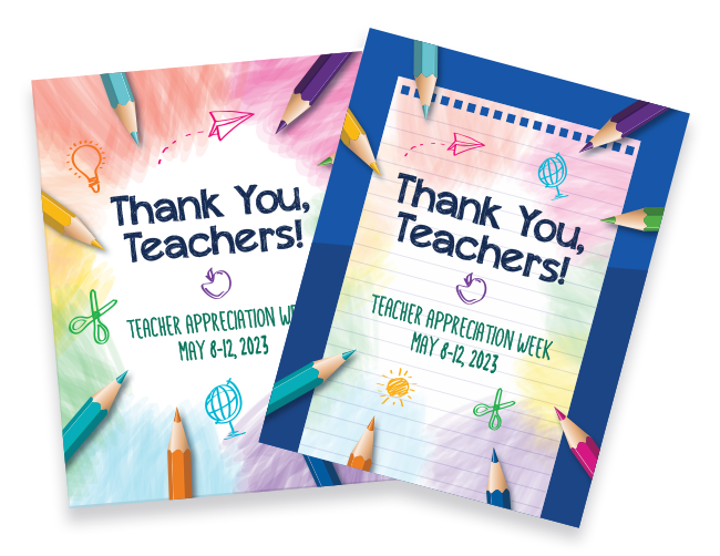 Thank Idaho Teachers Posters Graphic