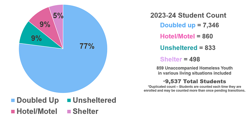 Where are they Staying Pie Chart